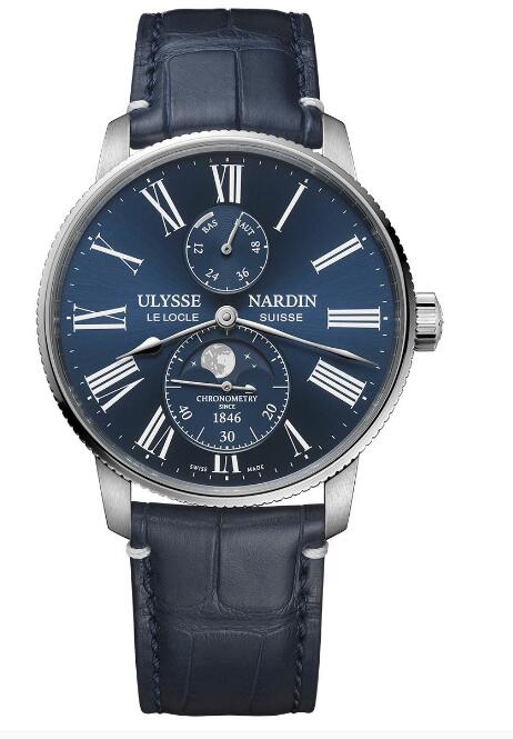 Ulysse Nardin Marine Torpilleur Moonphase Blue Limited Edition 42mm 1193-310LE-3A-175/1A watch
